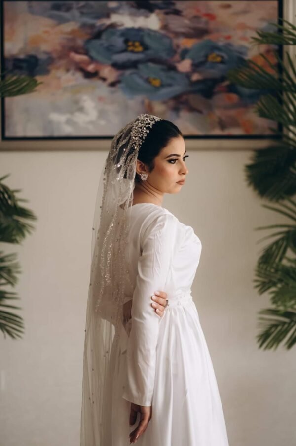 Bright Halo Bridal Headpiece