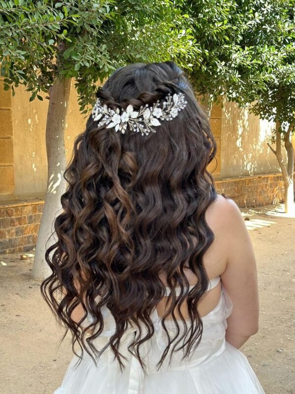 Bridal back headpiece - Image 2