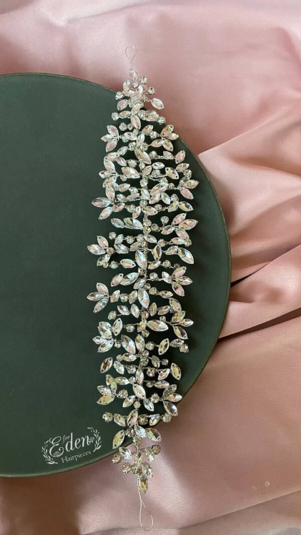 Bright Halo Bridal Headpiece - Image 3