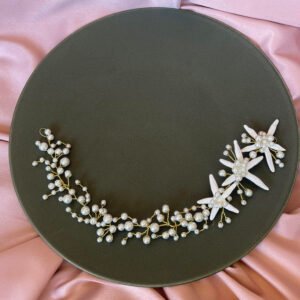 Starfish bridal Headpiece