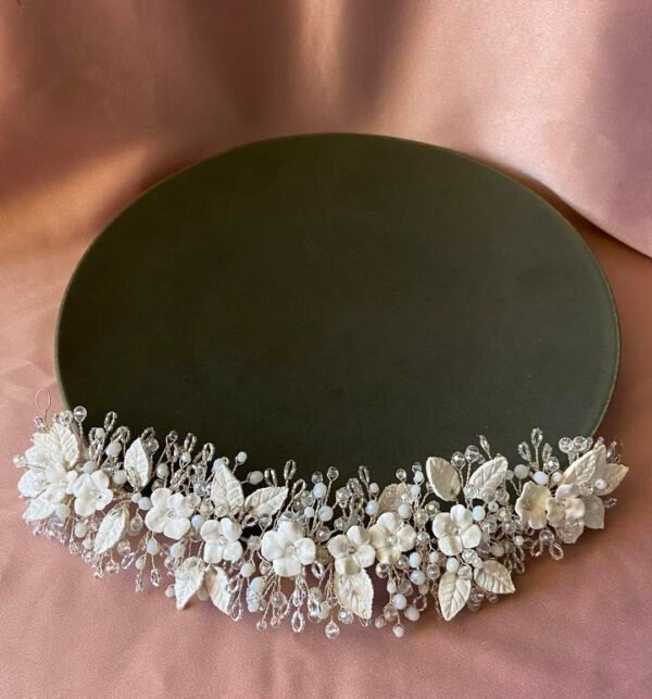 floral wedding Headpiece - Image 4
