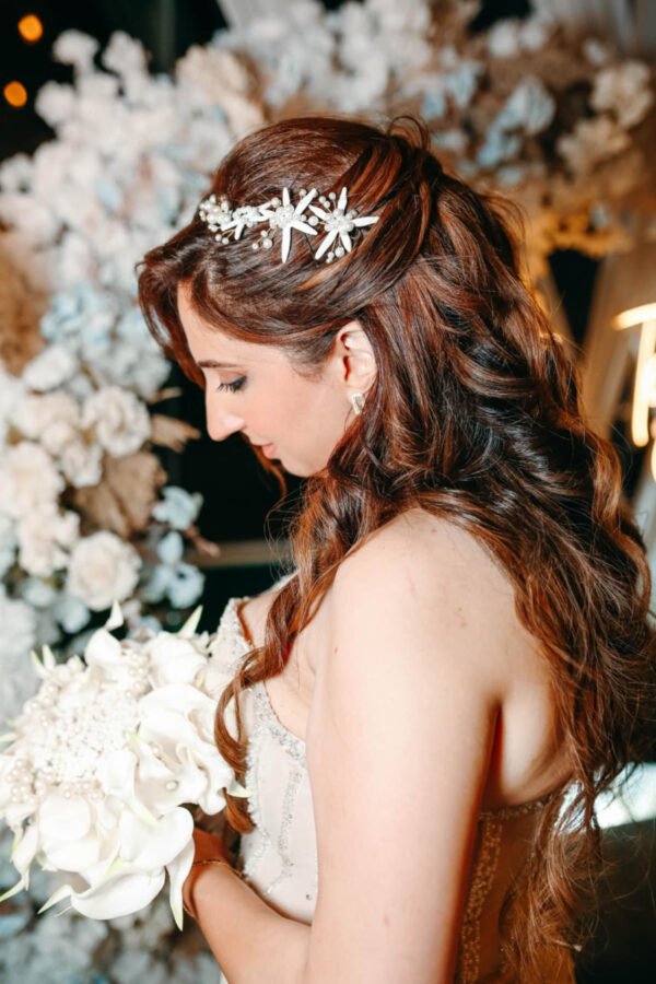 Starfish bridal Headpiece - Image 3