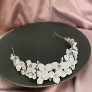 Tri Floral Bridal crown