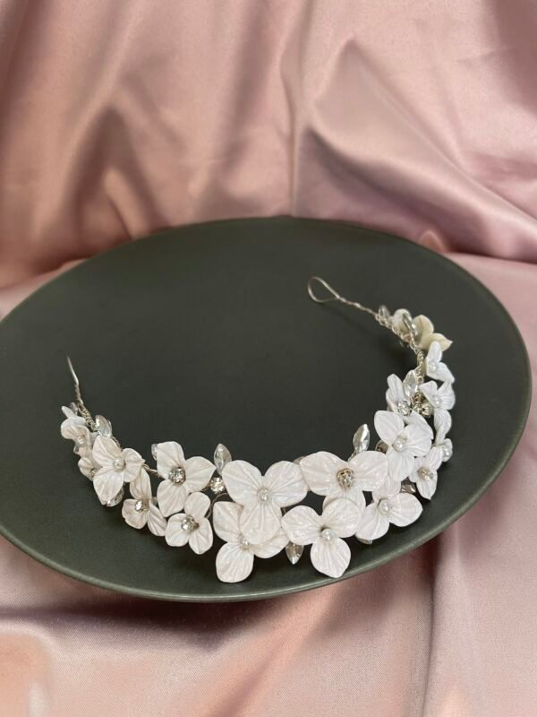 Tri Floral Bridal crown