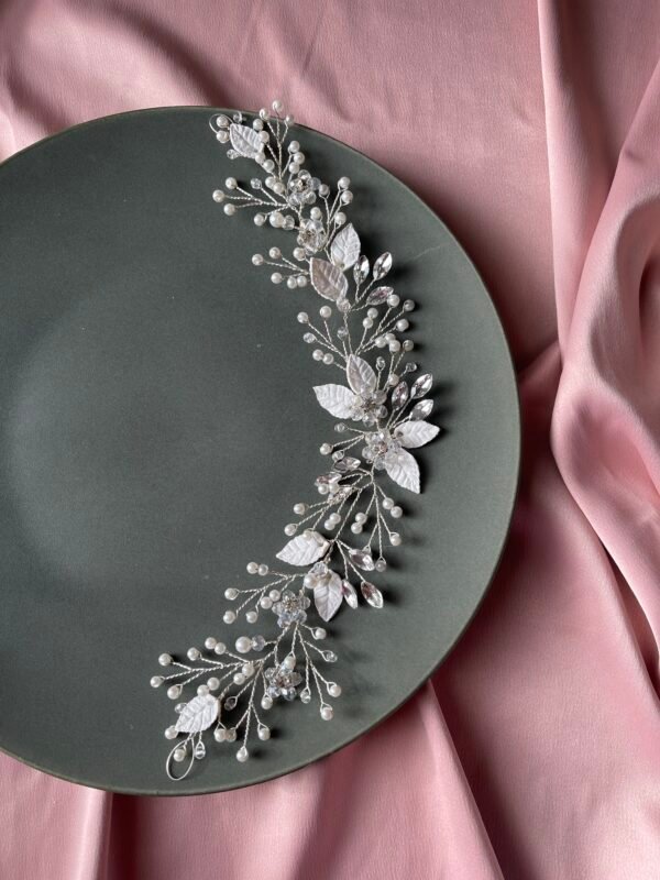 Floral bridal headpiece - Image 2